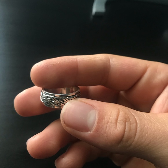 Other - REAL Silver Spinner Band Ring